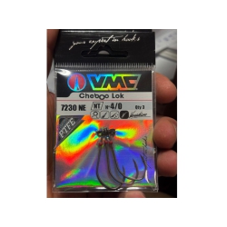 Hak VMC Cheboo Lok 7230NE do połowów z czeburaszką i dropshot - 4/0 #4